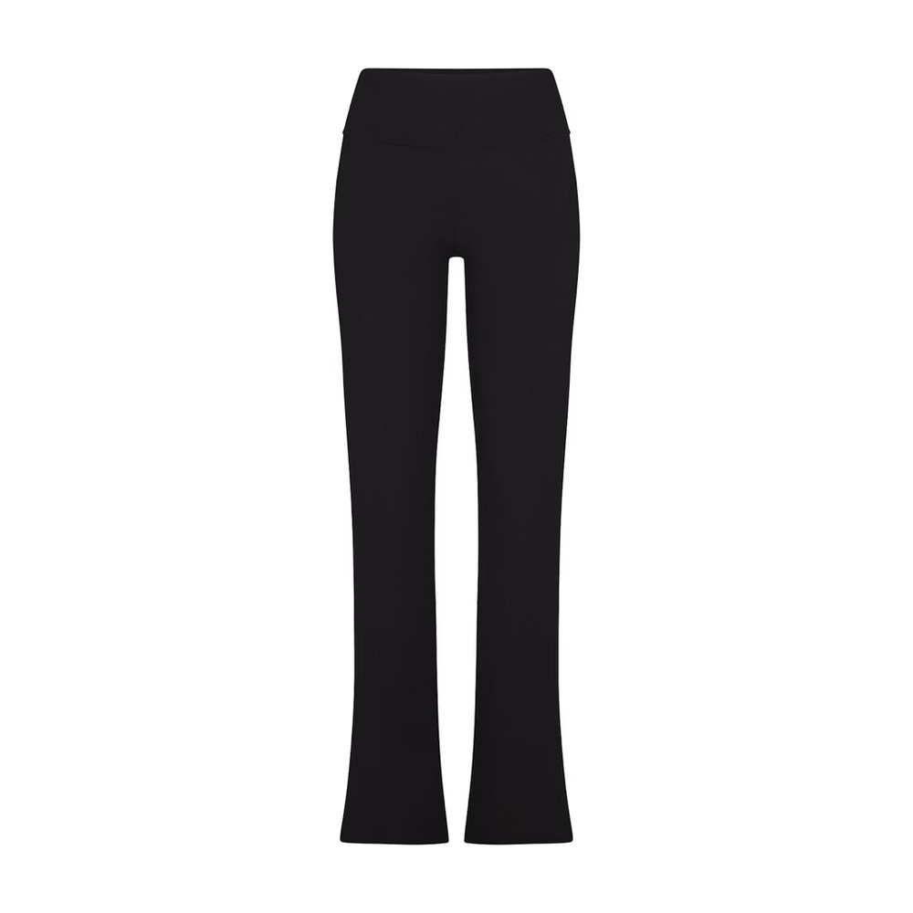 SKIMS Cotton Rib Foldover Legging – Soot Gray – Sizes S & M – New With Tags